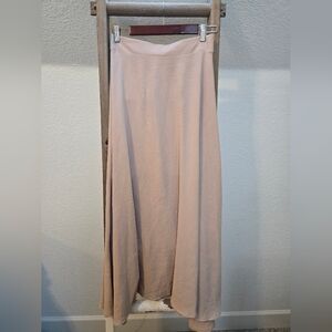 Elegant Cream A Line Women's Skirt